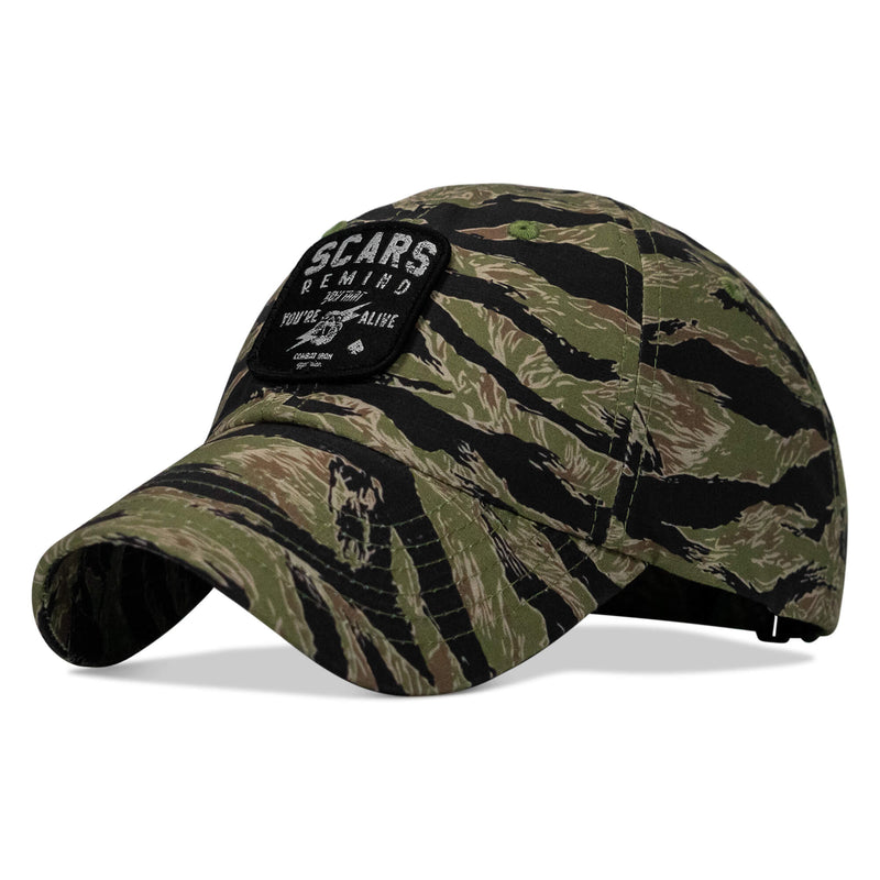 Load image into Gallery viewer, Scars Remind You You're Alive Patch Tactical Ripstop Mesh Snapback Hat