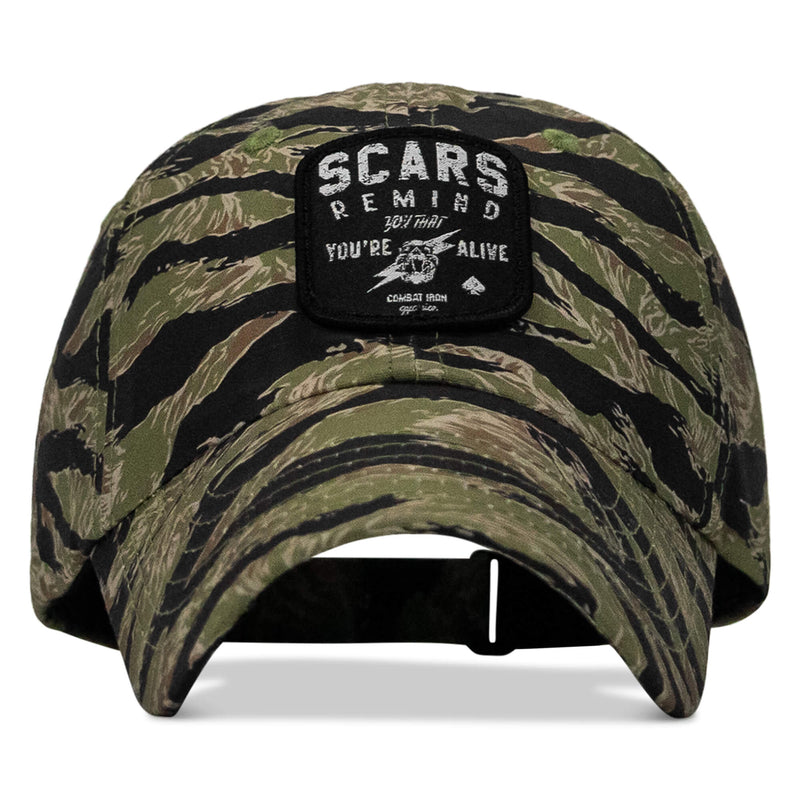 Load image into Gallery viewer, Scars Remind You You're Alive Patch Tactical Ripstop Mesh Snapback Hat