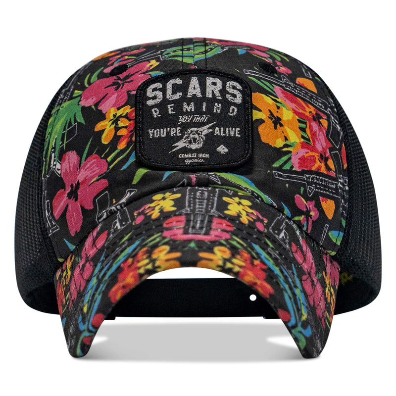 Load image into Gallery viewer, Scars Remind You You're Alive Patch Tactical Ripstop Mesh Snapback Hat