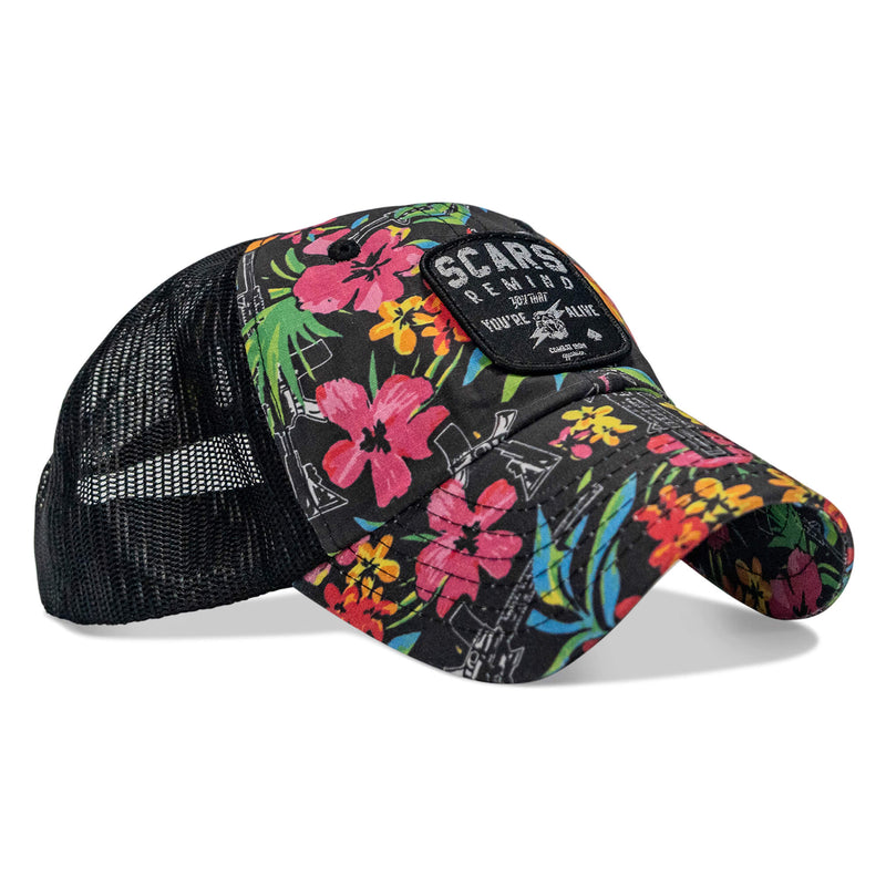 Load image into Gallery viewer, Scars Remind You You're Alive Patch Tactical Ripstop Mesh Snapback Hat