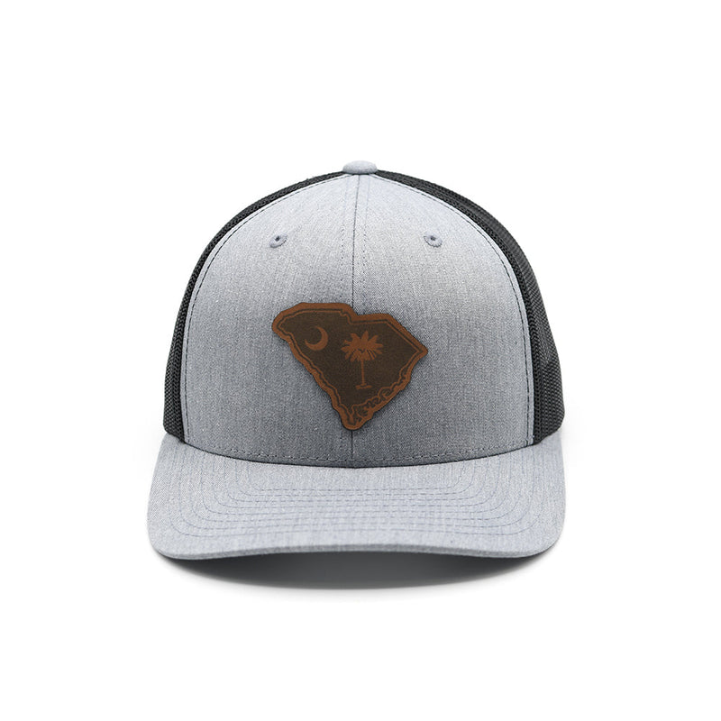 Load image into Gallery viewer, SC State Flag Leather Patch Hat
