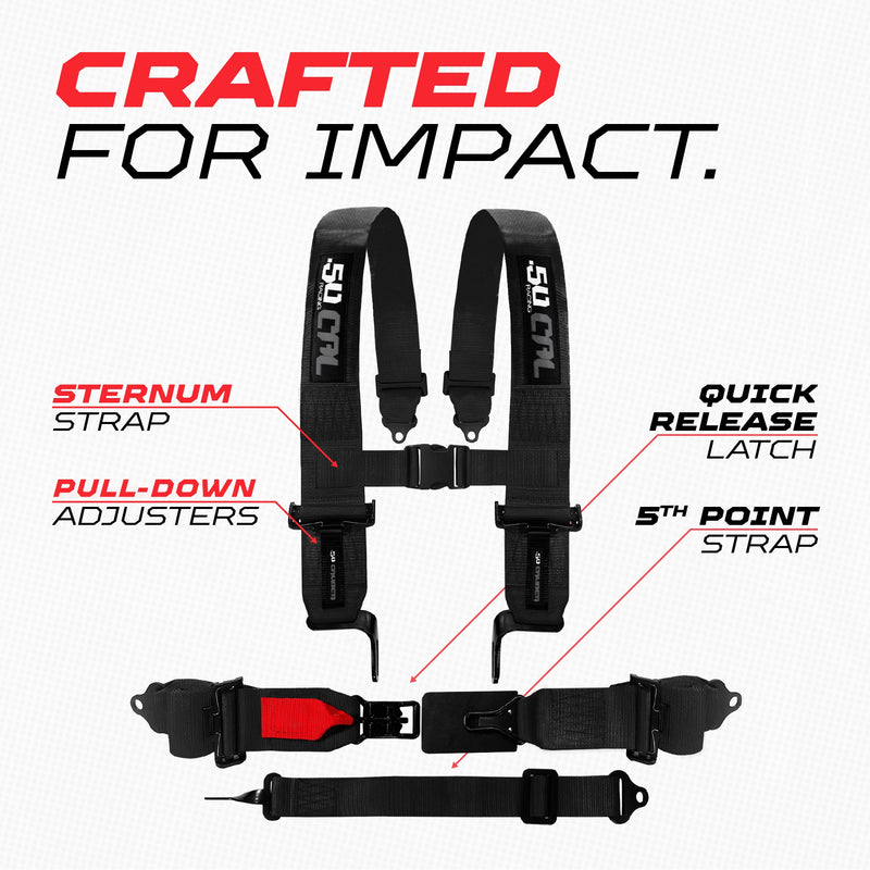 Load image into Gallery viewer, SFI Approved 2" and 3" 5 point Harness, Racing Harness