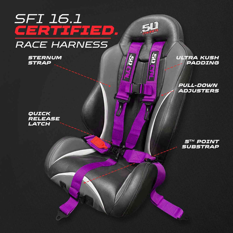 Load image into Gallery viewer, SFI Approved 2" and 3" 5 point Harness, Racing Harness