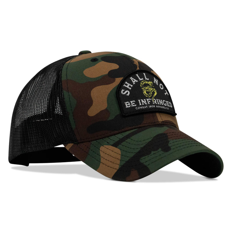Load image into Gallery viewer, Shall Not Be Infringed Patch Snapback Hat