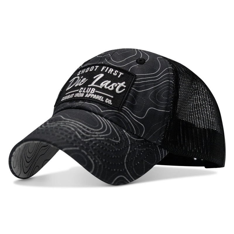 Load image into Gallery viewer, Shoot First. Die Last. Club Patch Tactical Ripstop Mesh Snapback Hat
