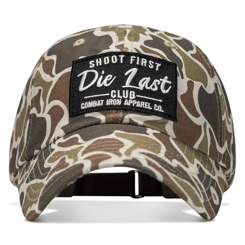 Load image into Gallery viewer, Shoot First. Die Last. Club Patch Tactical Ripstop Mesh Snapback Hat