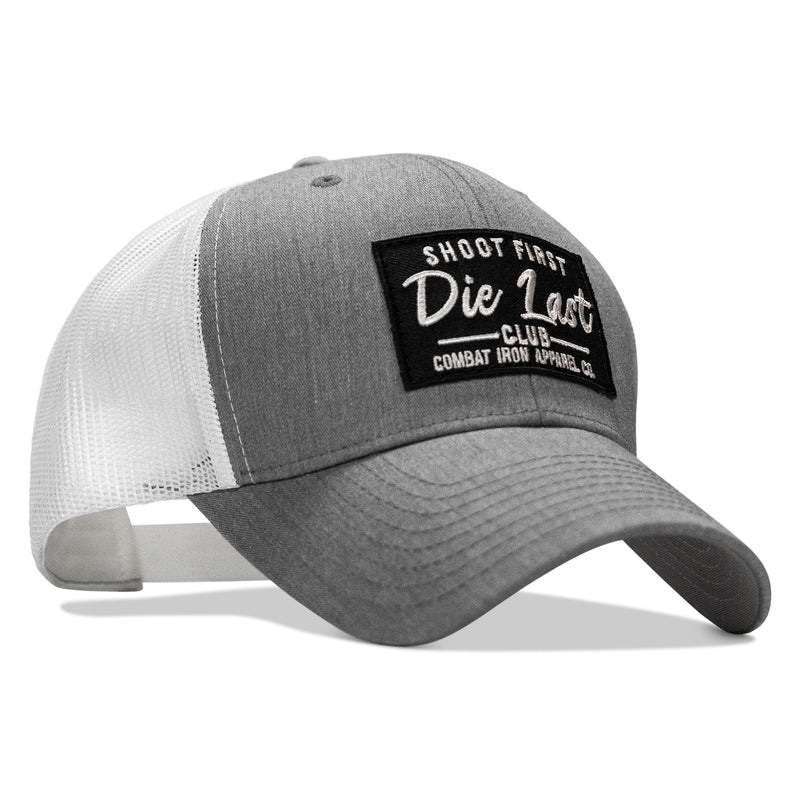 Load image into Gallery viewer, Shoot First. Die Last. Club Patch Snapback