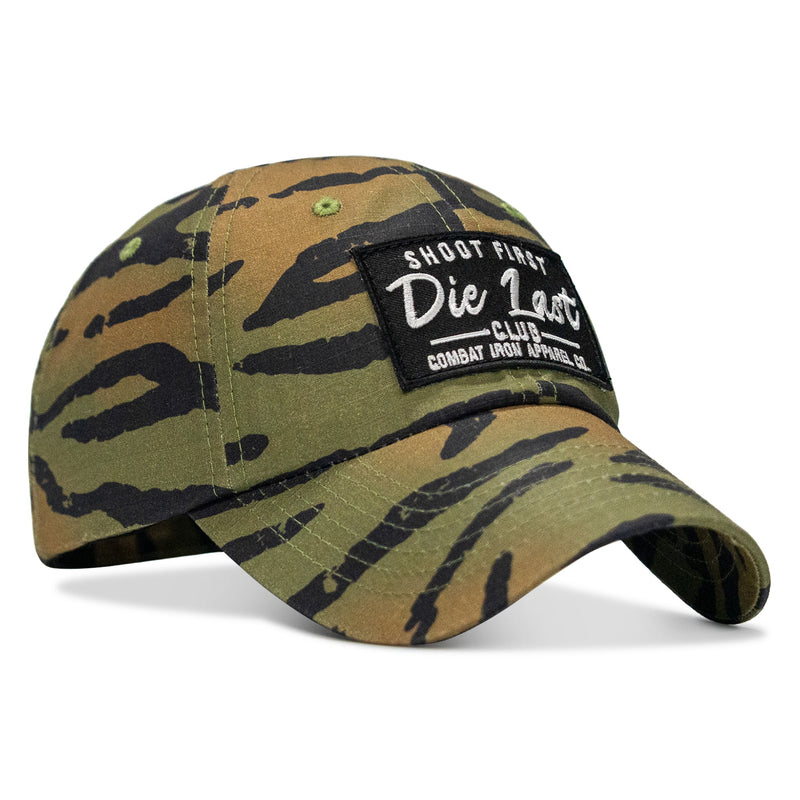 Load image into Gallery viewer, Shoot First. Die Last. Club Patch Tactical Ripstop Mesh Snapback Hat