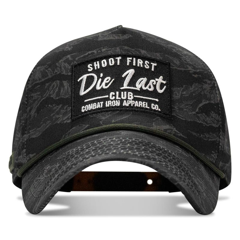 Load image into Gallery viewer, Shoot First Die Last Club Patch Weekender Snapback