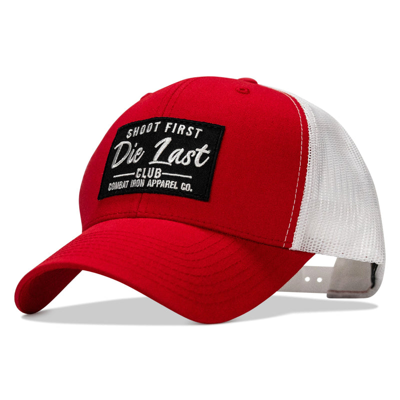 Load image into Gallery viewer, Shoot First. Die Last. Club Patch Snapback