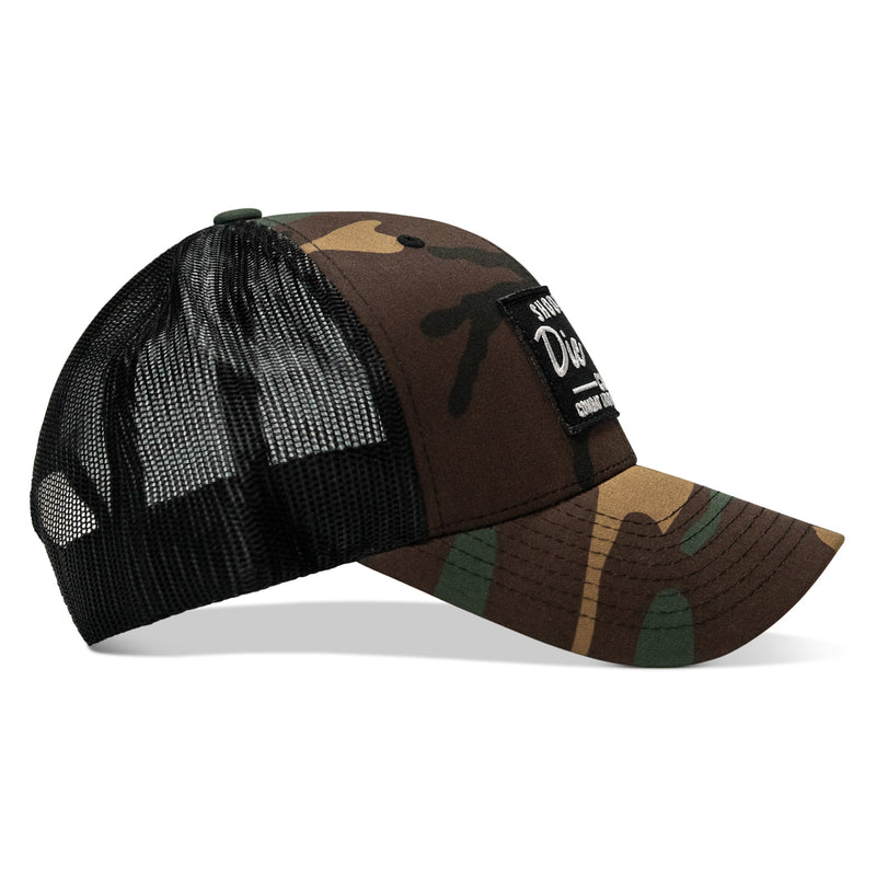 Load image into Gallery viewer, Shoot First. Die Last. Club Patch Snapback