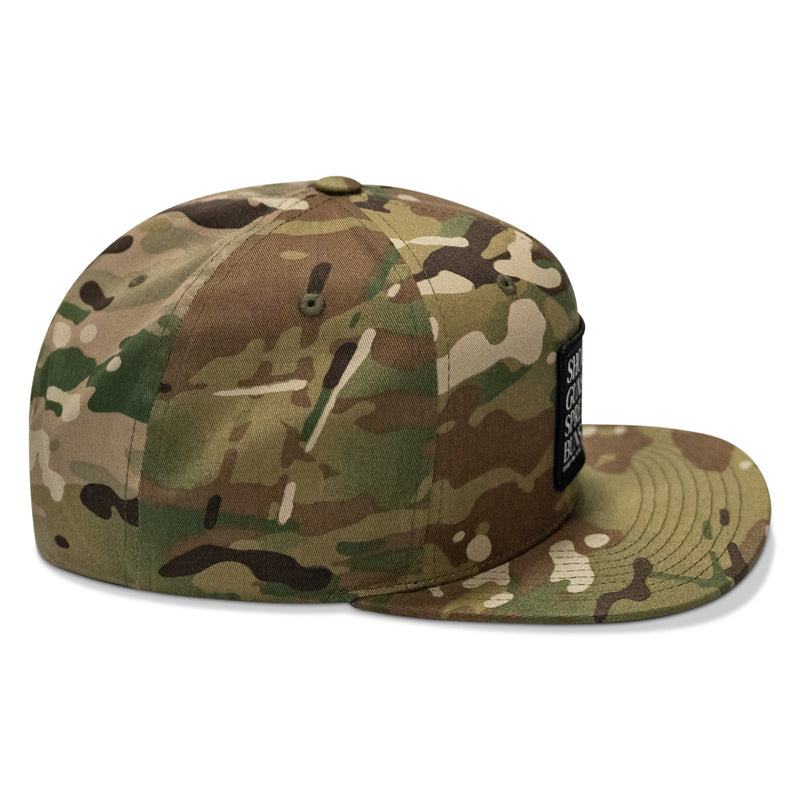 Load image into Gallery viewer, Shooting Guns & Spreadin' Buns Patch Flatbill Hat
