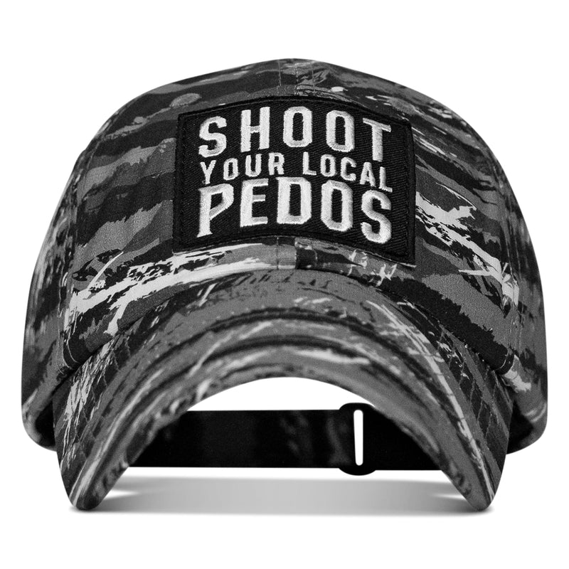 Load image into Gallery viewer, Shoot Your Local Pedos Patch Tactical Ripstop Mesh Snapback Hat