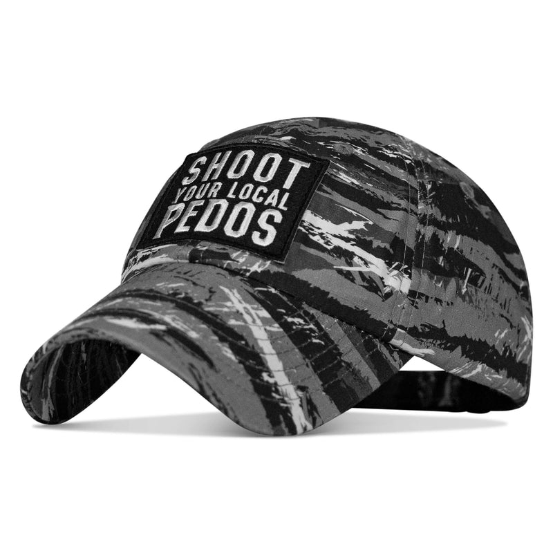 Load image into Gallery viewer, Shoot Your Local Pedos Patch Tactical Ripstop Mesh Snapback Hat