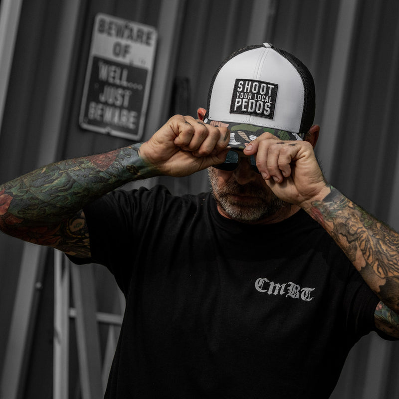 Load image into Gallery viewer, Shoot Your Local Pedos Patch Snapback