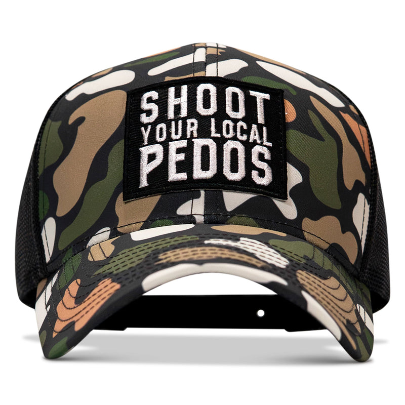 Load image into Gallery viewer, Shoot Your Local Pedos Patch Snapback