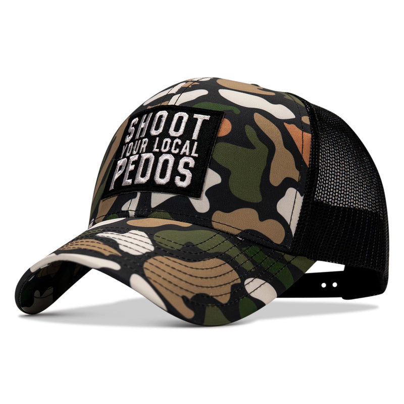 Load image into Gallery viewer, Shoot Your Local Pedos Patch Snapback