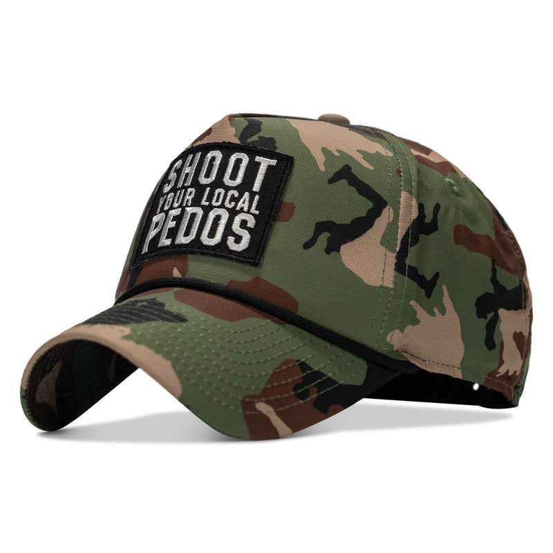 Load image into Gallery viewer, Shoot Your Local Pedos Patch Weekender Waterproof Snapback