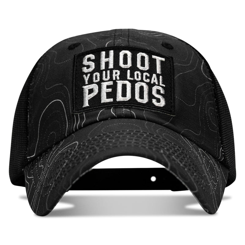 Load image into Gallery viewer, Shoot Your Local Pedos Patch Tactical Ripstop Mesh Snapback Hat