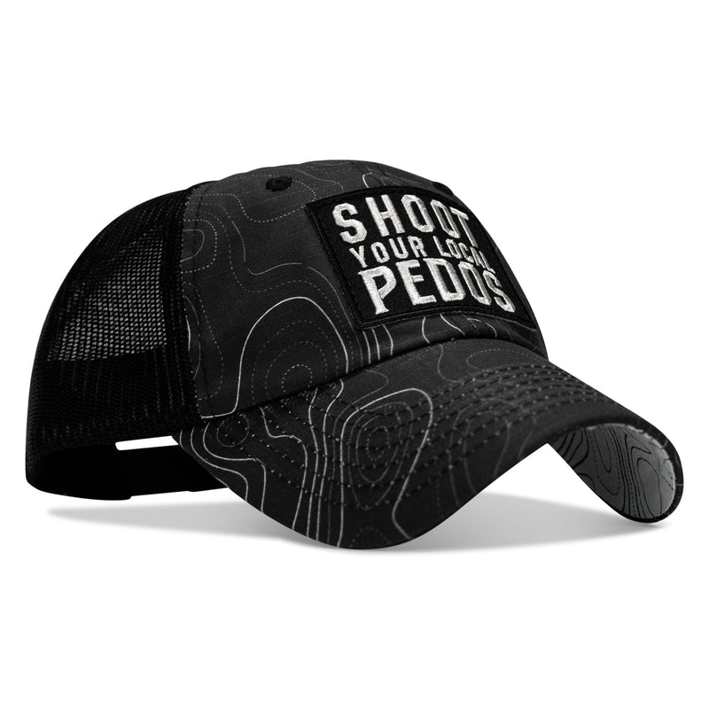 Load image into Gallery viewer, Shoot Your Local Pedos Patch Tactical Ripstop Mesh Snapback Hat