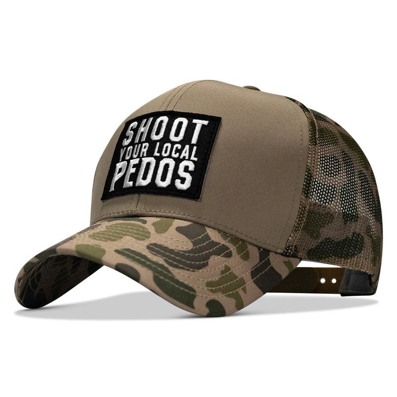 Load image into Gallery viewer, Shoot Your Local Pedos Patch Snapback