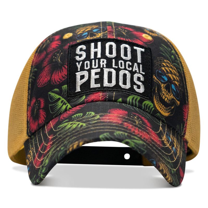 Load image into Gallery viewer, Shoot Your Local Pedos Patch Tactical Ripstop Mesh Snapback Hat