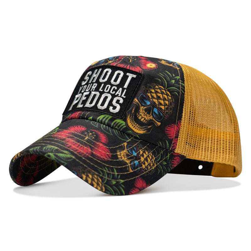 Load image into Gallery viewer, Shoot Your Local Pedos Patch Tactical Ripstop Mesh Snapback Hat