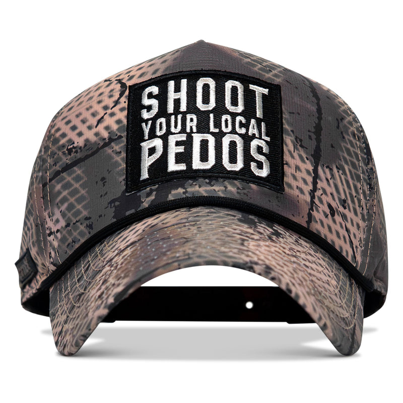Load image into Gallery viewer, Shoot Your Local Pedos Patch Weekender Waterproof Snapback