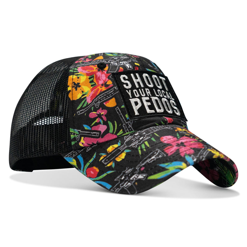 Load image into Gallery viewer, Shoot Your Local Pedos Patch Tactical Ripstop Mesh Snapback Hat