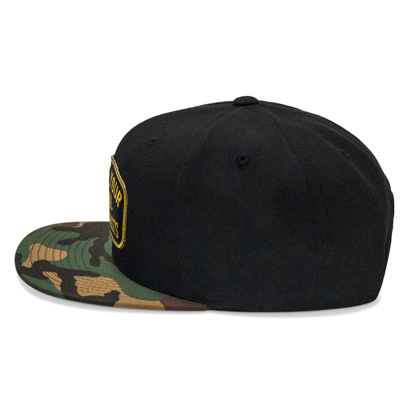 Load image into Gallery viewer, Shoot Your Local Terrorist Patch Flatbill Snapback Hat