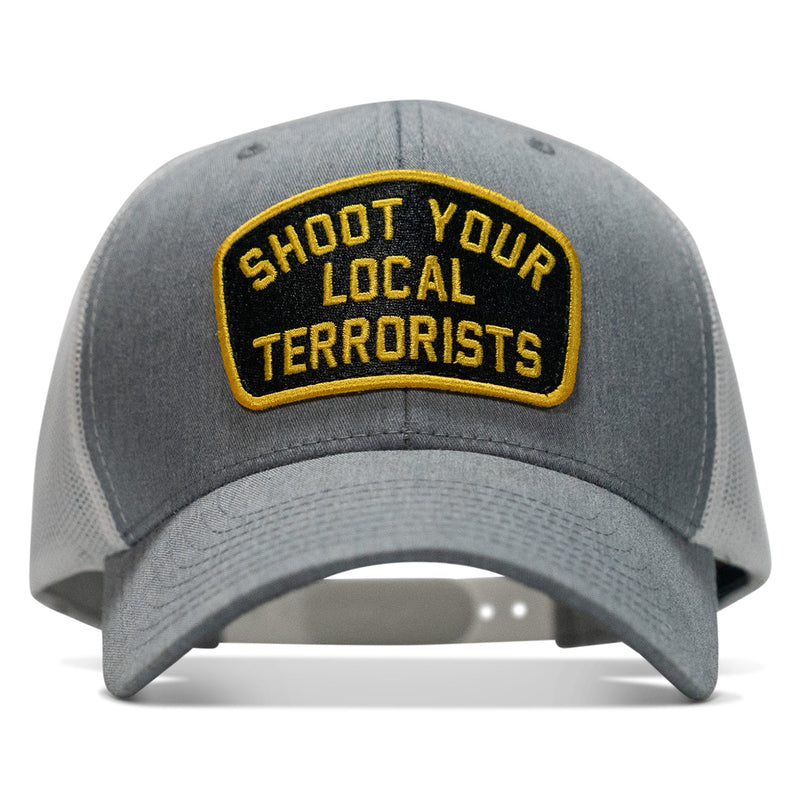 Load image into Gallery viewer, Shoot Your Local Terrorists Patch Snapback Hat