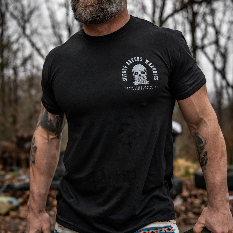 Load image into Gallery viewer, Silence Breeds Weakness Men's T-Shirt