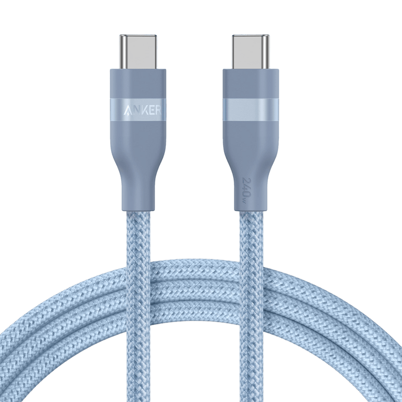 Load image into Gallery viewer, Anker USB-C to USB-C Cable (3 ft / 6 ft, 240W, Upcycled-Braided)