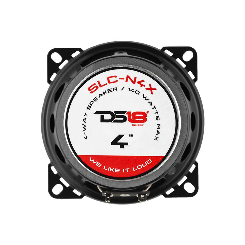 Load image into Gallery viewer, DS18 SLC-N4X SELECT 4" 4-Way Coaxial Speaker 140 Watts 4-Ohms (Pair)