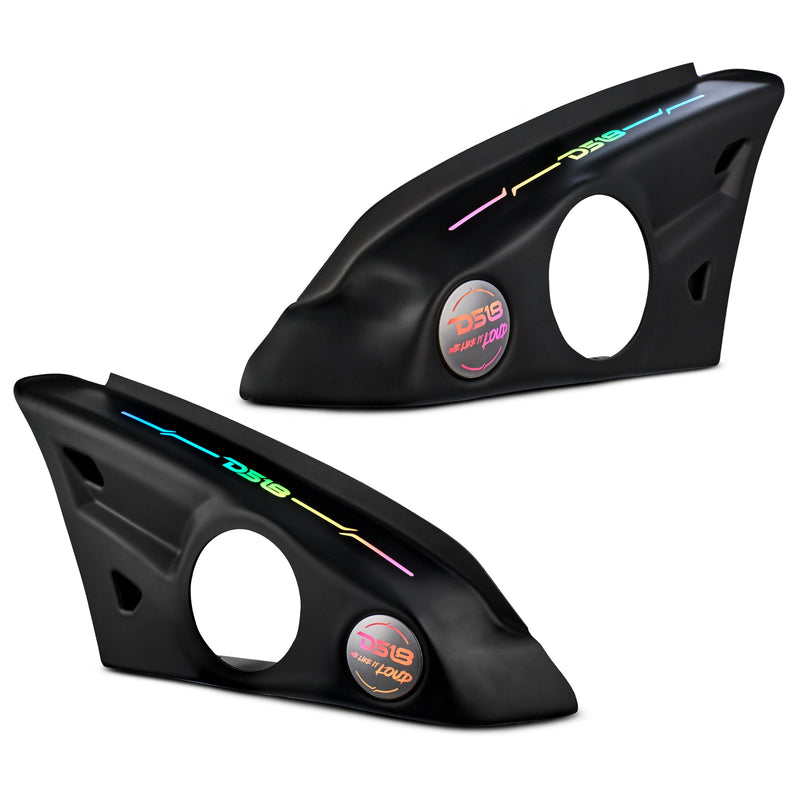 Load image into Gallery viewer, Polaris Slingshot Arm Rest Empty Enclosure With Digital Led Lights fits 2 x 6.5" Speakers | 2015 - Current