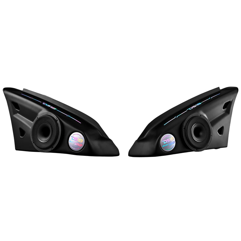 Load image into Gallery viewer, Polaris Slingshot Arm Rest Empty Enclosure With Digital Led Lights fits 2 x 6.5" Speakers | 2015 - Current