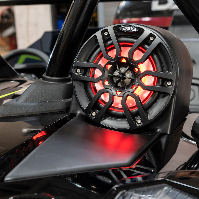 Load image into Gallery viewer, Polaris Slingshot Headrest 4 x 6.5" Enclosure With 4 x NXL-6/BK | 2015 - Current