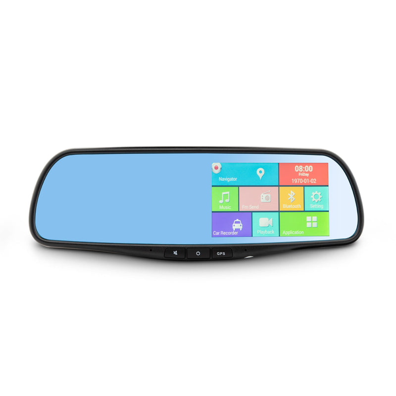 Load image into Gallery viewer, DS18 SMARTEAGLE/S Rearview Smart Mirror with 4.3" HD LCD Touch Screen with Android 1080p Dash Cam Recorder, Special Mount
