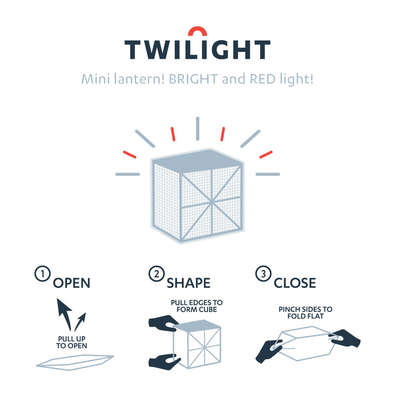 Load image into Gallery viewer, Twilight – Petite Origami Solar Lantern