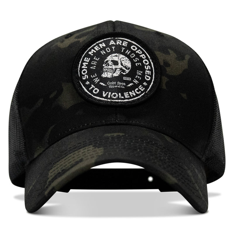 Load image into Gallery viewer, Some Men Are Opposed To Violence Patch Snapback Hat