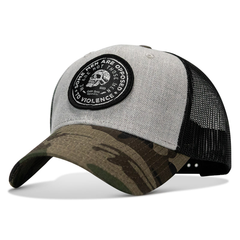 Load image into Gallery viewer, Some Men Are Opposed To Violence Patch Snapback Hat