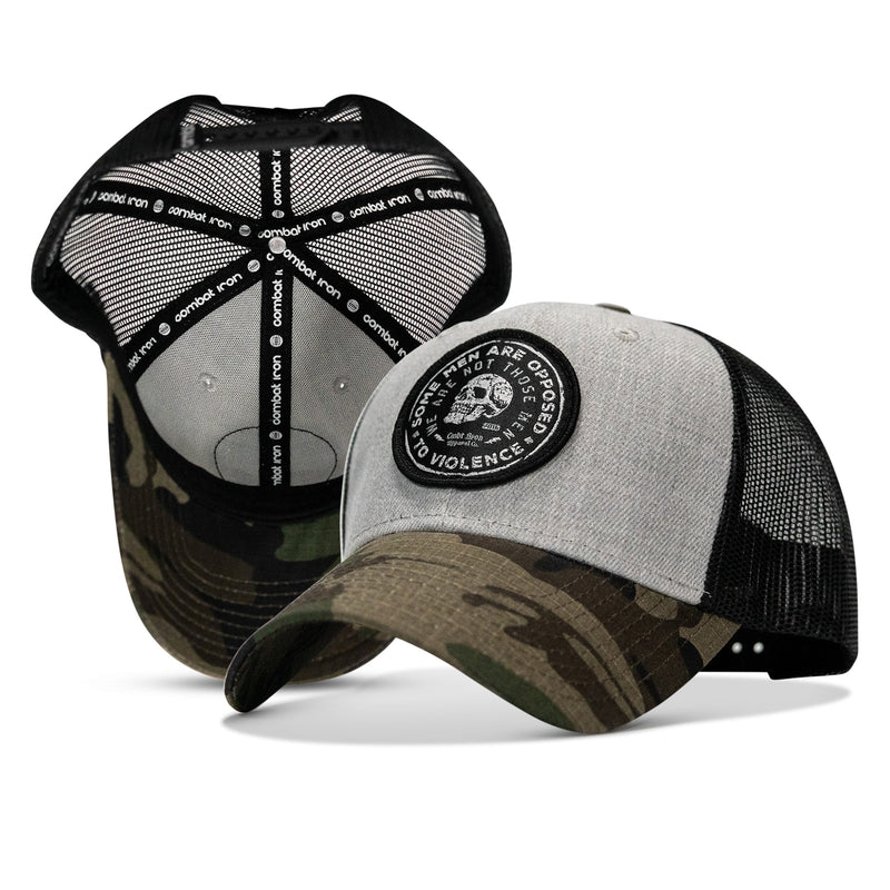 Load image into Gallery viewer, Some Men Are Opposed To Violence Patch Snapback Hat