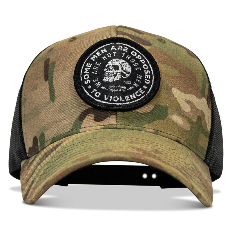 Load image into Gallery viewer, Some Men Are Opposed To Violence Patch Snapback Hat
