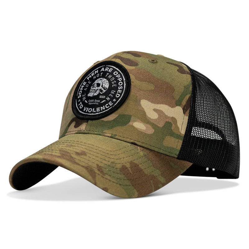 Load image into Gallery viewer, Some Men Are Opposed To Violence Patch Snapback Hat