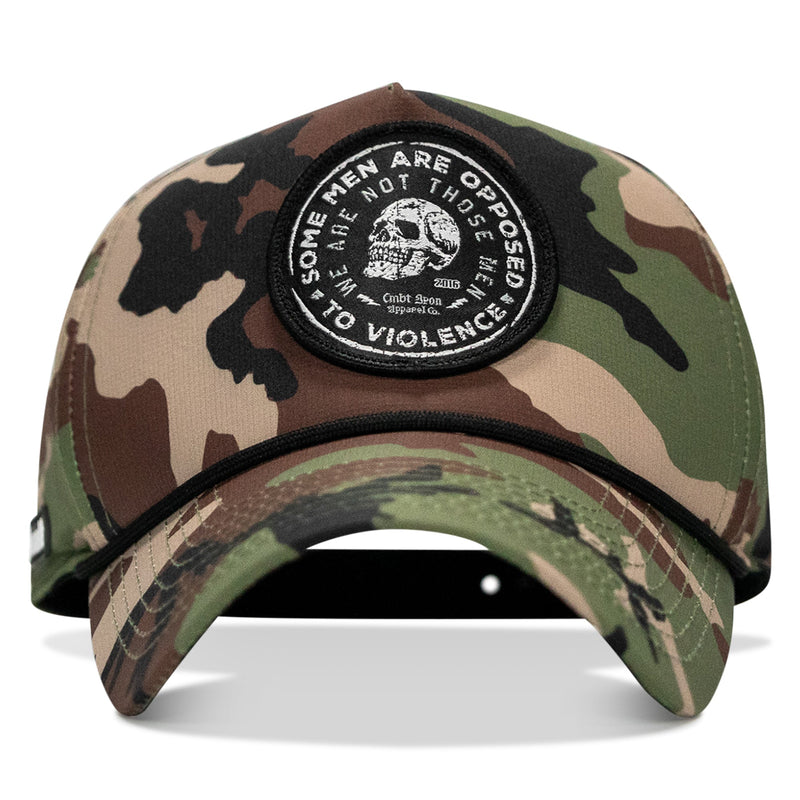 Load image into Gallery viewer, Some Men Are Opposed To Violence Patch Weekender Snapback