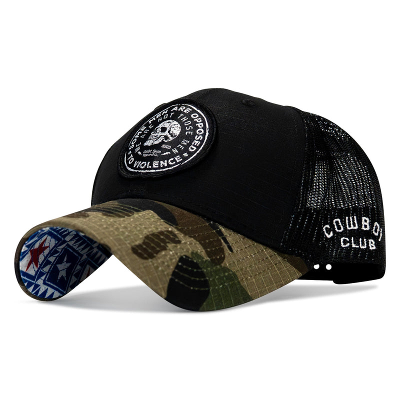 Load image into Gallery viewer, Some Men Are Opposed To Violence Patch Original Ripstop Snapback Hat