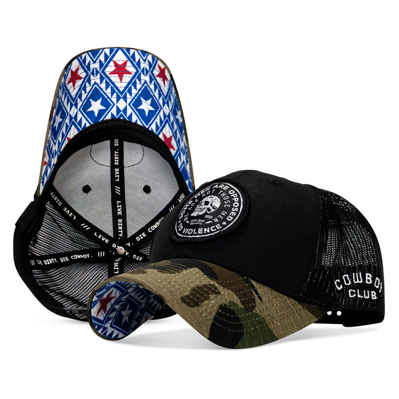 Load image into Gallery viewer, Some Men Are Opposed To Violence Patch Original Ripstop Snapback Hat