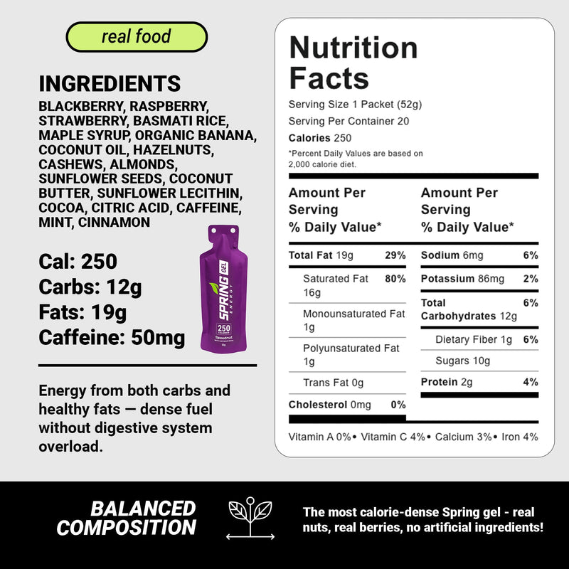 Load image into Gallery viewer, Nuts And Berries with 50 mg Caffeine (Vegan) 250 Kcal- Speednut