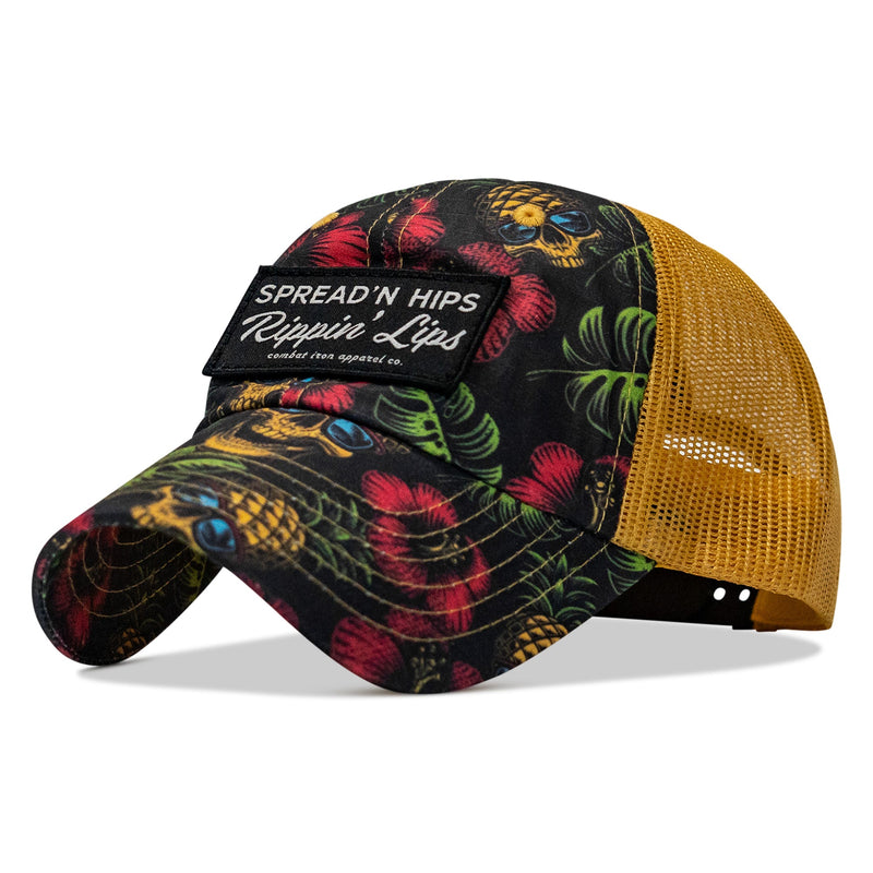 Load image into Gallery viewer, Spreadin' Hips and Rippin' Lips Patch Ripstop Snapback