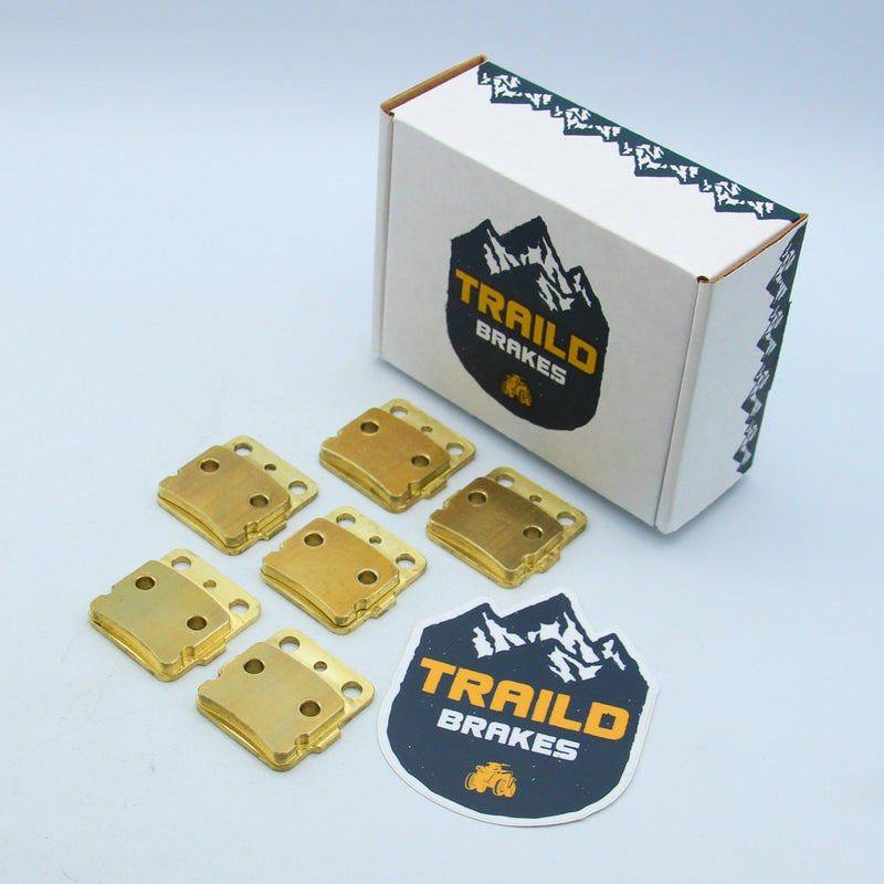 Load image into Gallery viewer, Honda Sportrax TRX 400EX/400X/300EX/300X 1993-2014 Brass Brake Pad Set